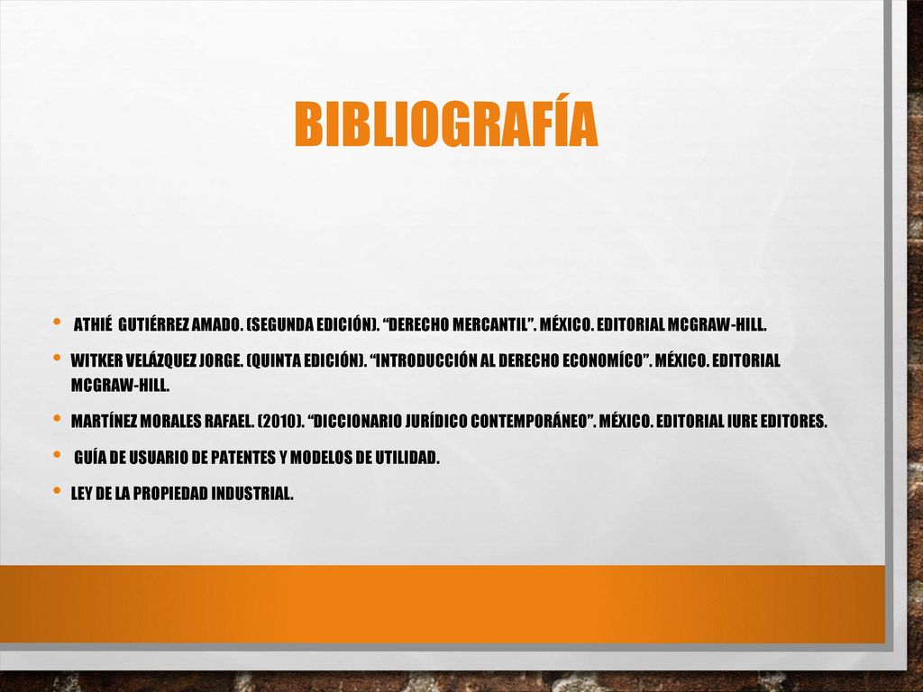 BIBLIOGRAFÍA ATHIÉ GUTIÉRREZ AMADO. (SEGUNDA EDICIÓN). DERECHO MERCANTIL . MÉXICO. EDITORIAL MCGRAW-HILL.