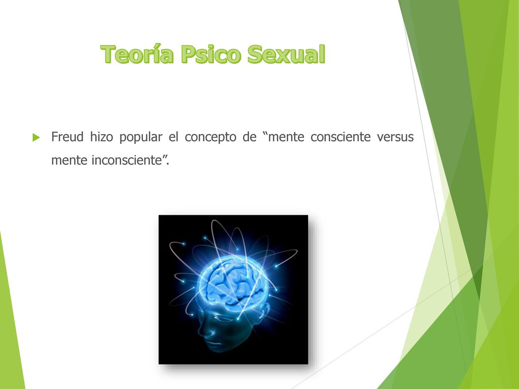 Teoría Psico Sexual Freud hizo popular el concepto de mente consciente versus mente inconsciente .