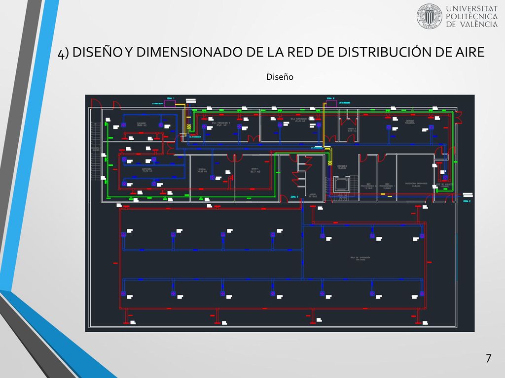 4) DISEÑO Y DIMENSIONADO DE LA RED DE DISTRIBUCIÓN DE AIRE