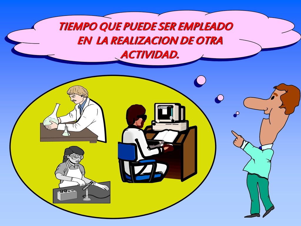 TIEMPO QUE PUEDE SER EMPLEADO EN LA REALIZACION DE OTRA ACTIVIDAD.