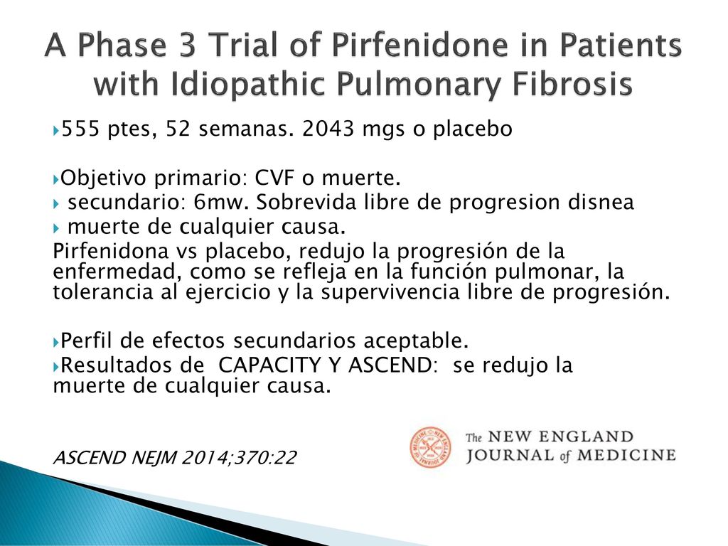 A Phase 3 Trial of Pirfenidone in Patients with Idiopathic Pulmonary Fibrosis