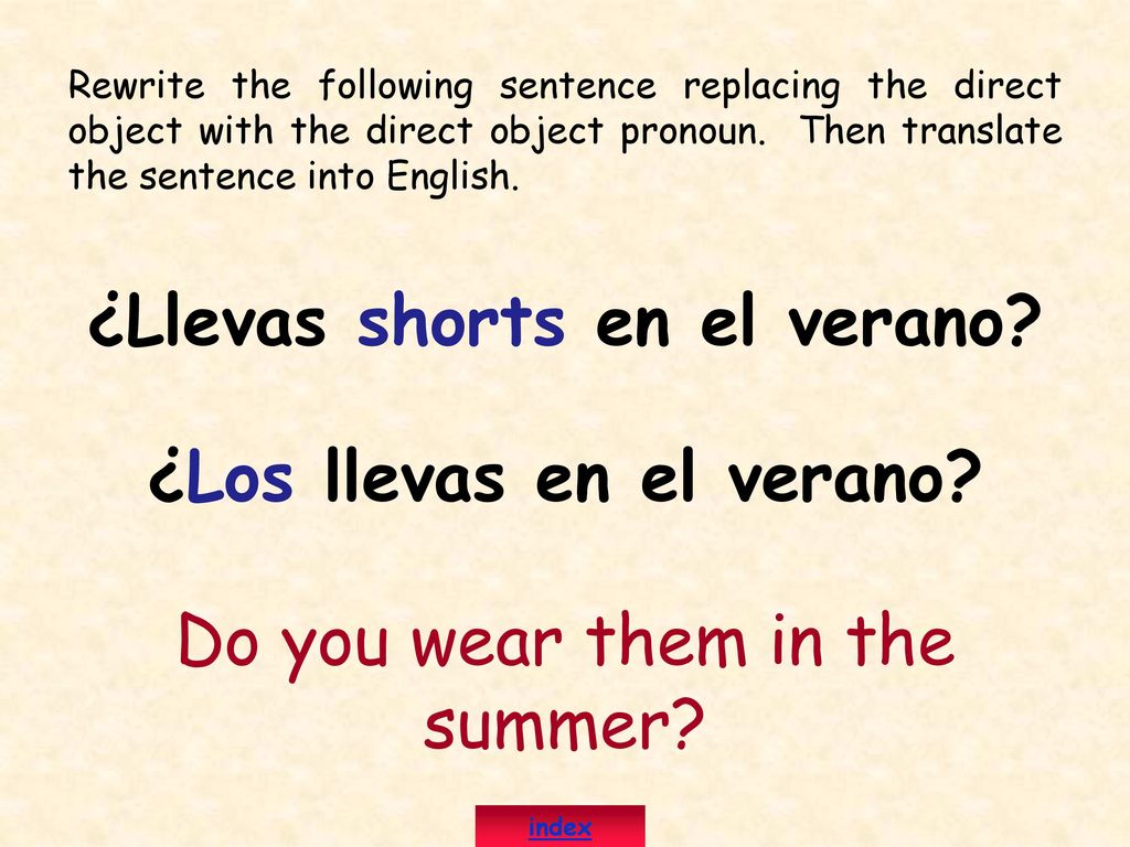 ¿Llevas shorts en el verano ¿Los llevas en el verano