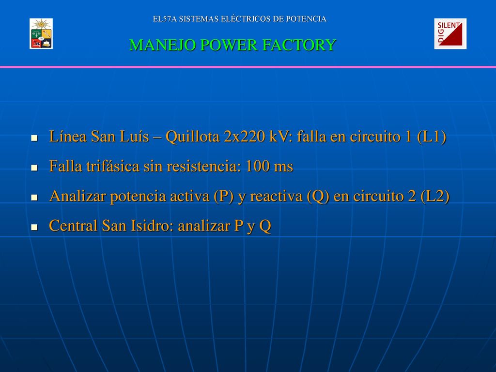 Línea San Luís – Quillota 2x220 kV: falla en circuito 1 (L1)