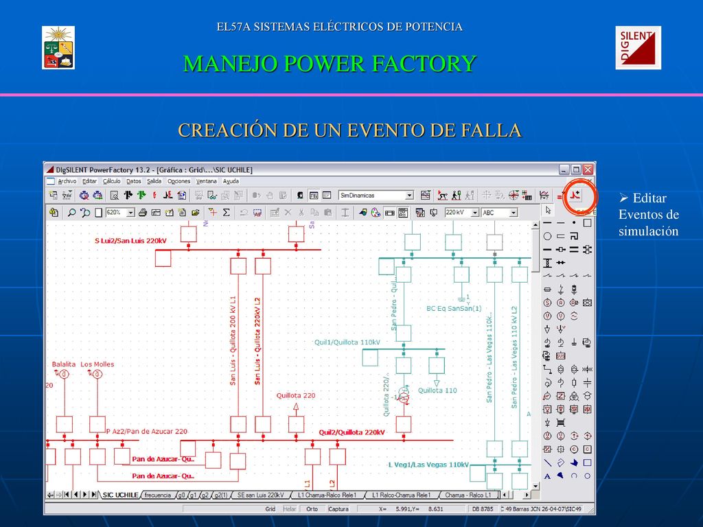 CREACIÓN DE UN EVENTO DE FALLA