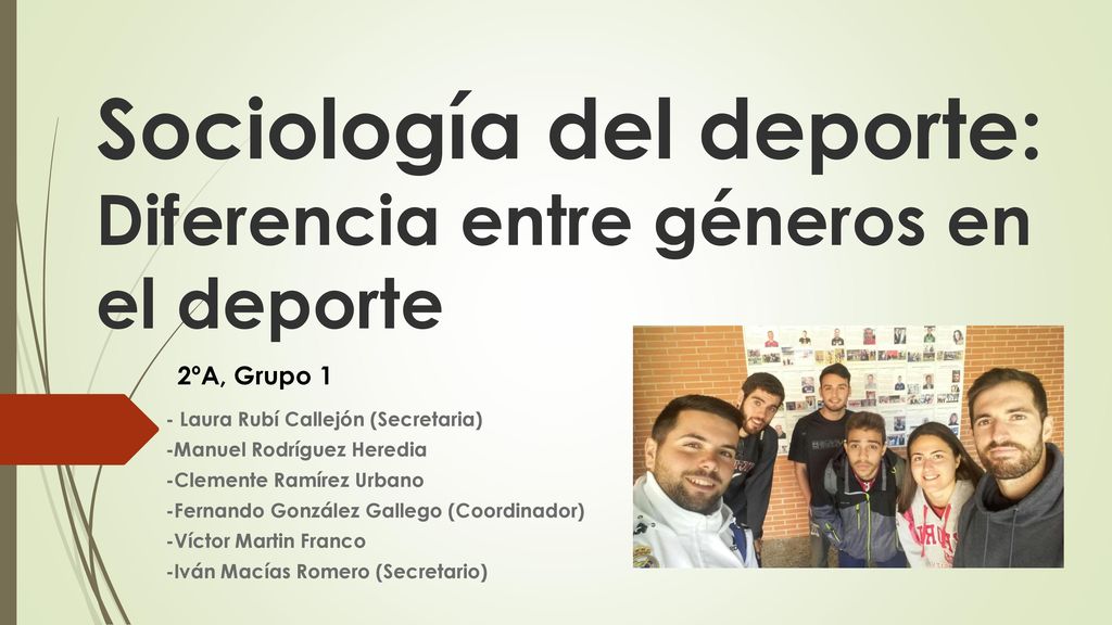 Sociología del deporte: Diferencia entre géneros en el deporte