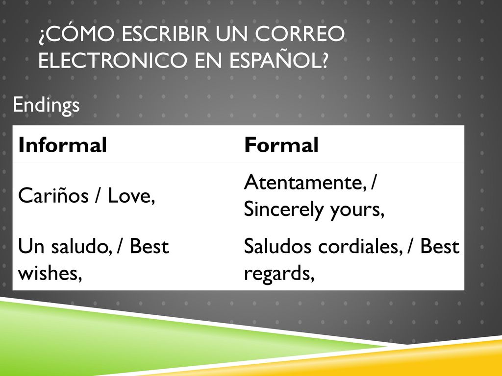 ¿Cómo escribir un correo electronico en Español