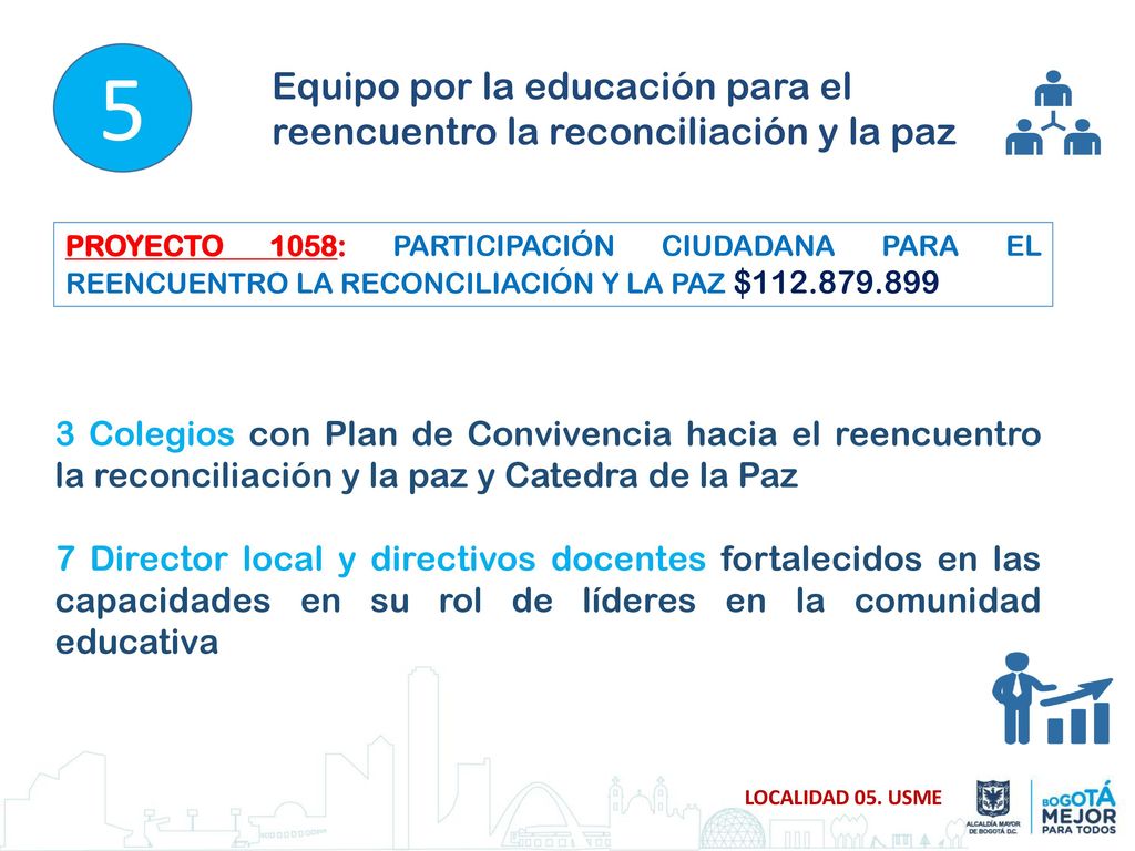 5 Equipo por la educación para el reencuentro la reconciliación y la paz.