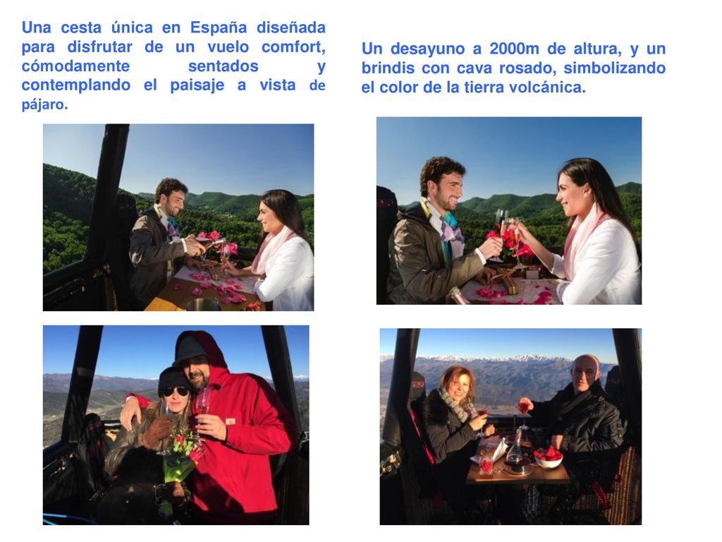Una cesta única en España diseñada para disfrutar de un vuelo comfort, cómodamente sentados y contemplando el paisaje a vista de pájaro.