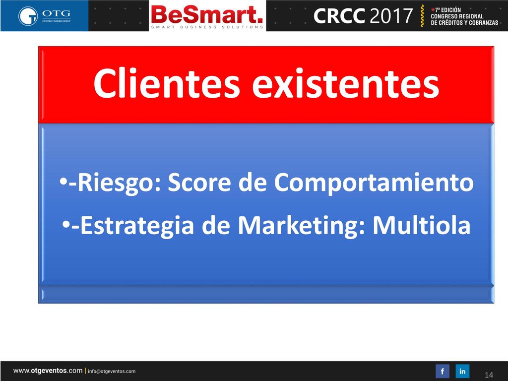 -Riesgo: Score de Comportamiento -Estrategia de Marketing: Multiola