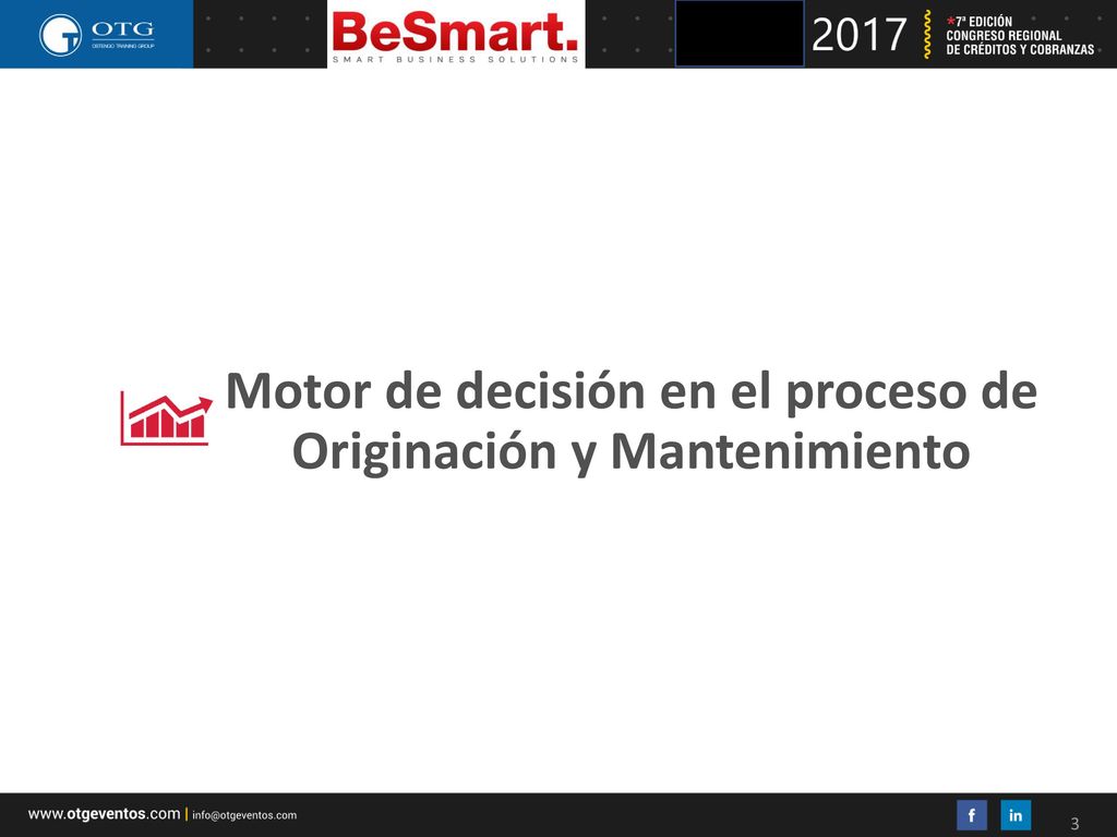 Motor de decisión en el proceso de Originación y Mantenimiento