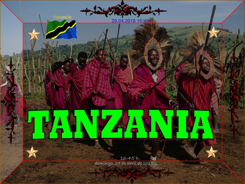 :45 TANZANIA 16:45 h. domingo, 29 de abril de 2018 ……