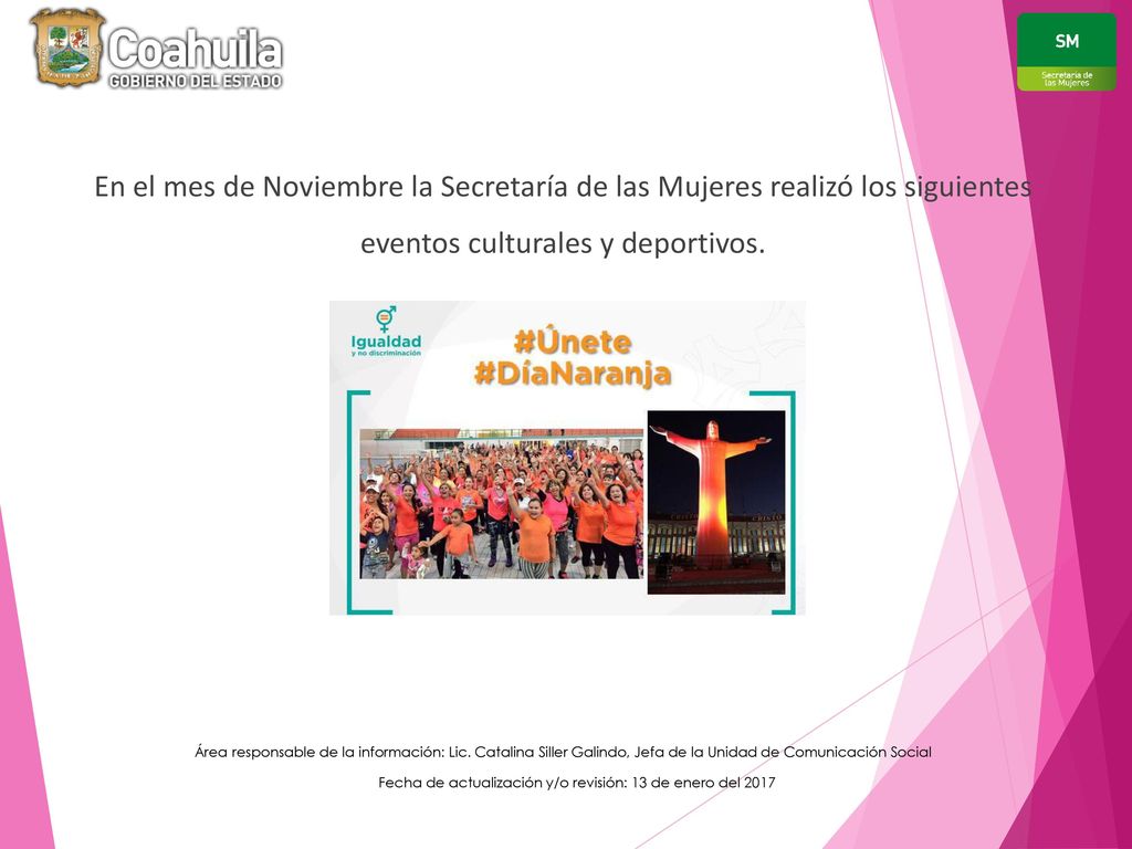 Fecha de actualización y/o revisión: 13 de enero del 2017