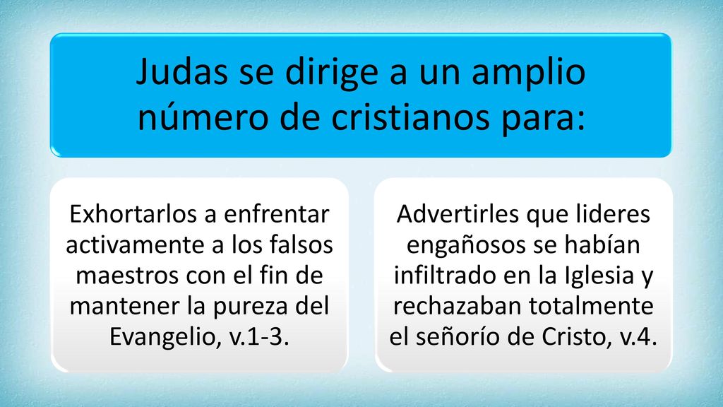 Judas se dirige a un amplio número de cristianos para: