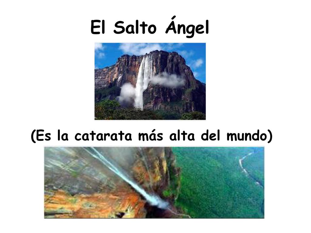 El Salto Ángel (Es la catarata más alta del mundo)