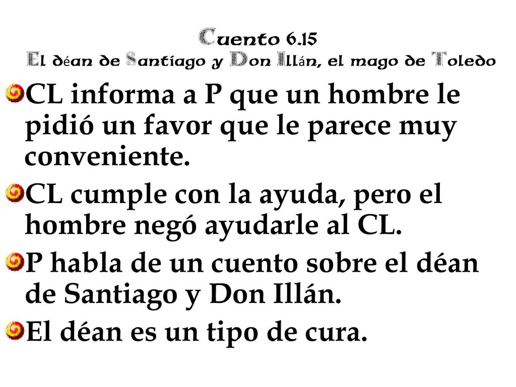 Cuento 6.15 El déan de Santiago y Don Illán, el mago de Toledo