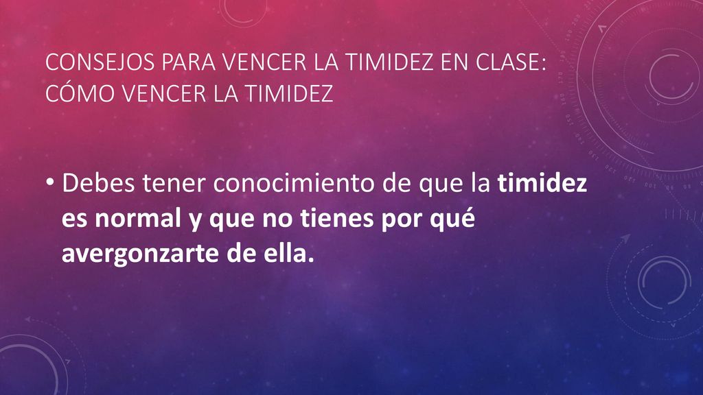 Consejos para vencer la timidez en clase: Cómo vencer la timidez