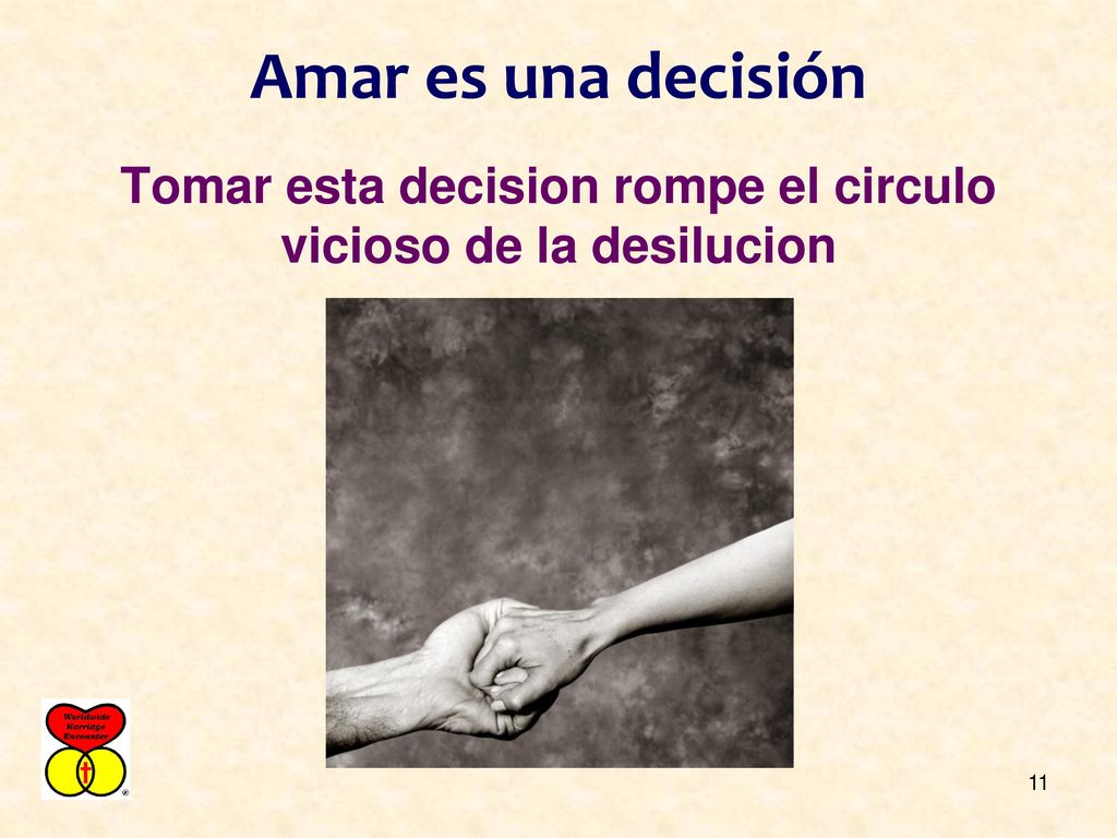 Tomar esta decision rompe el circulo vicioso de la desilucion