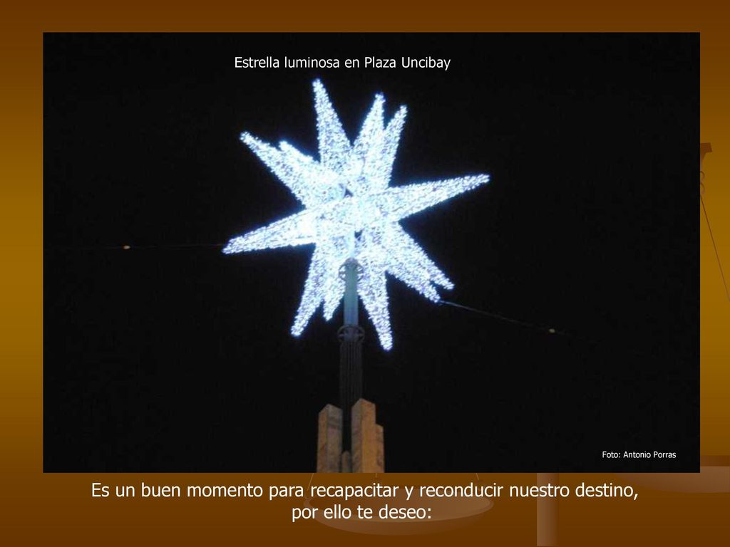 Es un buen momento para recapacitar y reconducir nuestro destino,