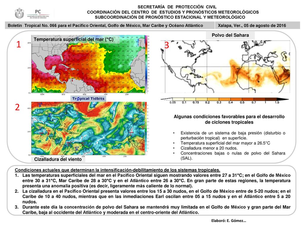 1 3 2 SECRETARÍA DE PROTECCIÓN CIVIL Polvo del Sahara