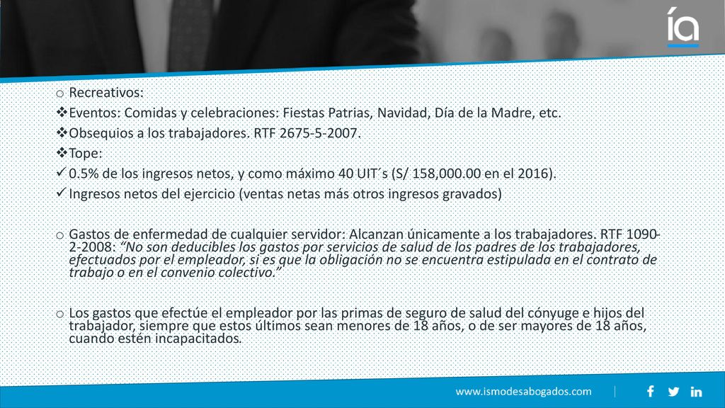Recreativos: Eventos: Comidas y celebraciones: Fiestas Patrias, Navidad, Día de la Madre, etc. Obsequios a los trabajadores. RTF