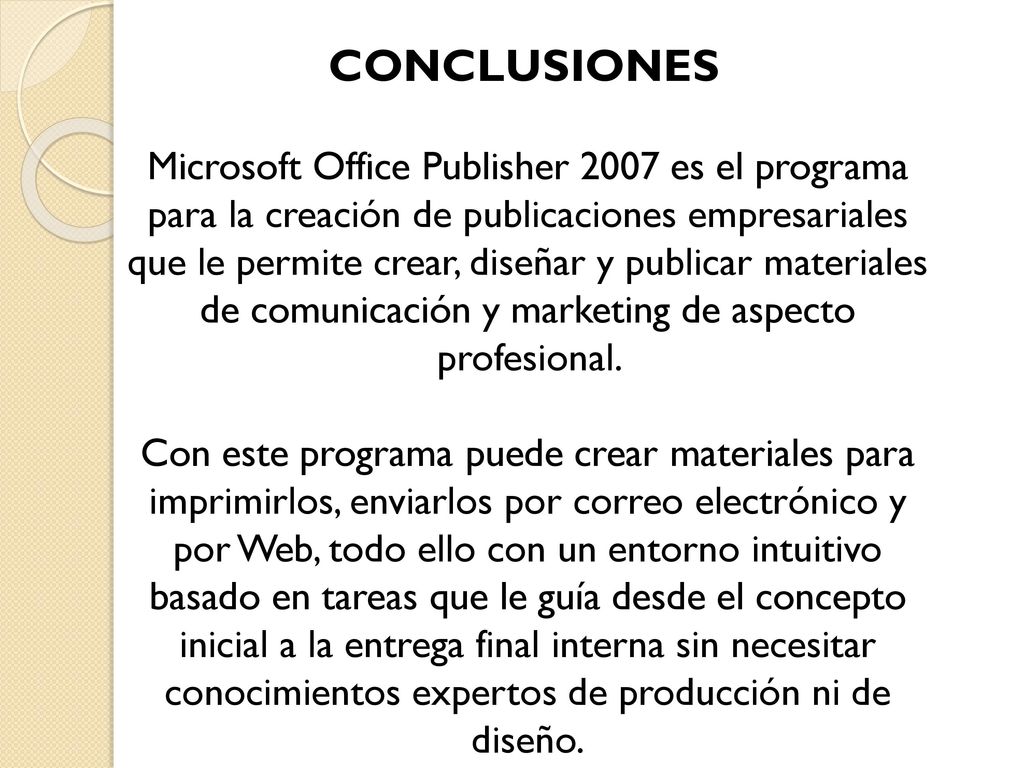 Qué es Microsoft Publisher? - ppt descargar