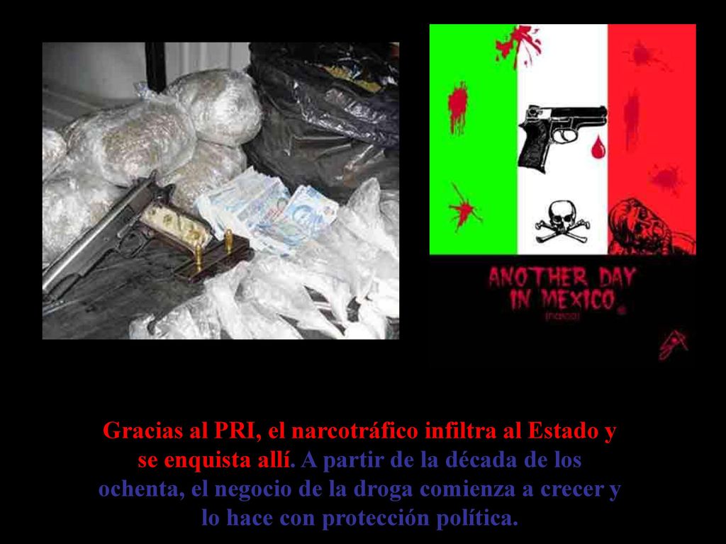 Gracias al PRI, el narcotráfico infiltra al Estado y se enquista allí