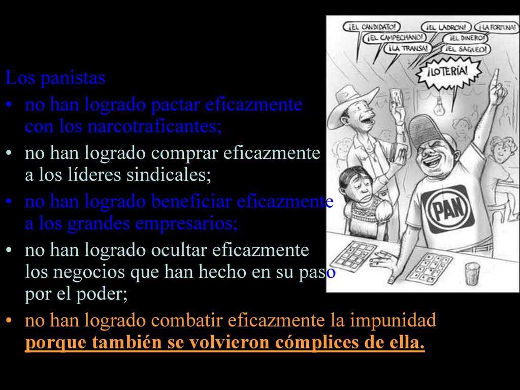 Los panistas no han logrado pactar eficazmente con los narcotraficantes;