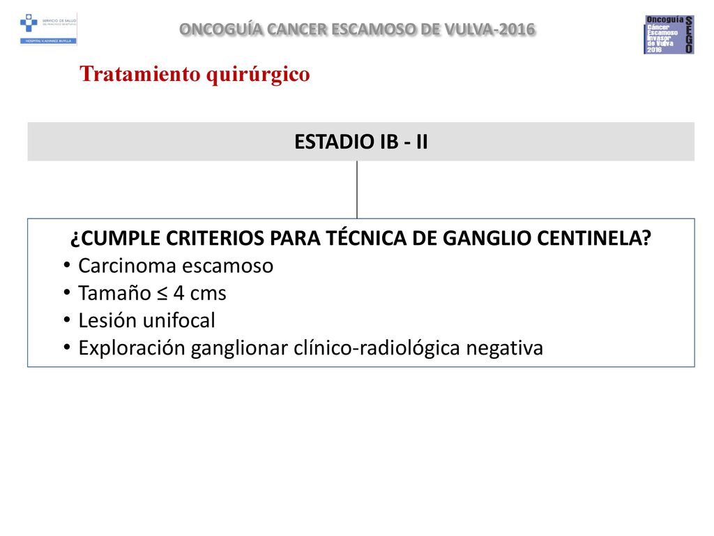ESTADIO IB - II ¿CUMPLE CRITERIOS PARA TÉCNICA DE GANGLIO CENTINELA