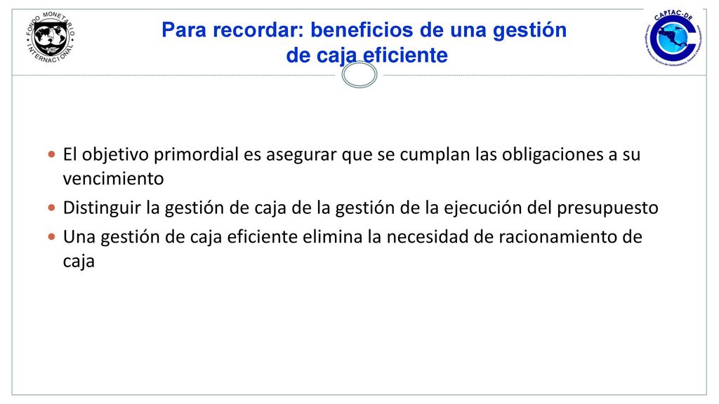 Para recordar: beneficios de una gestión de caja eficiente