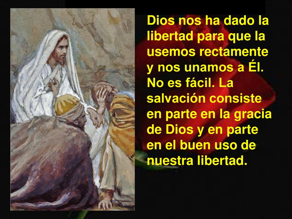 Dios nos ha dado la libertad para que la usemos rectamente y nos unamos a Él.