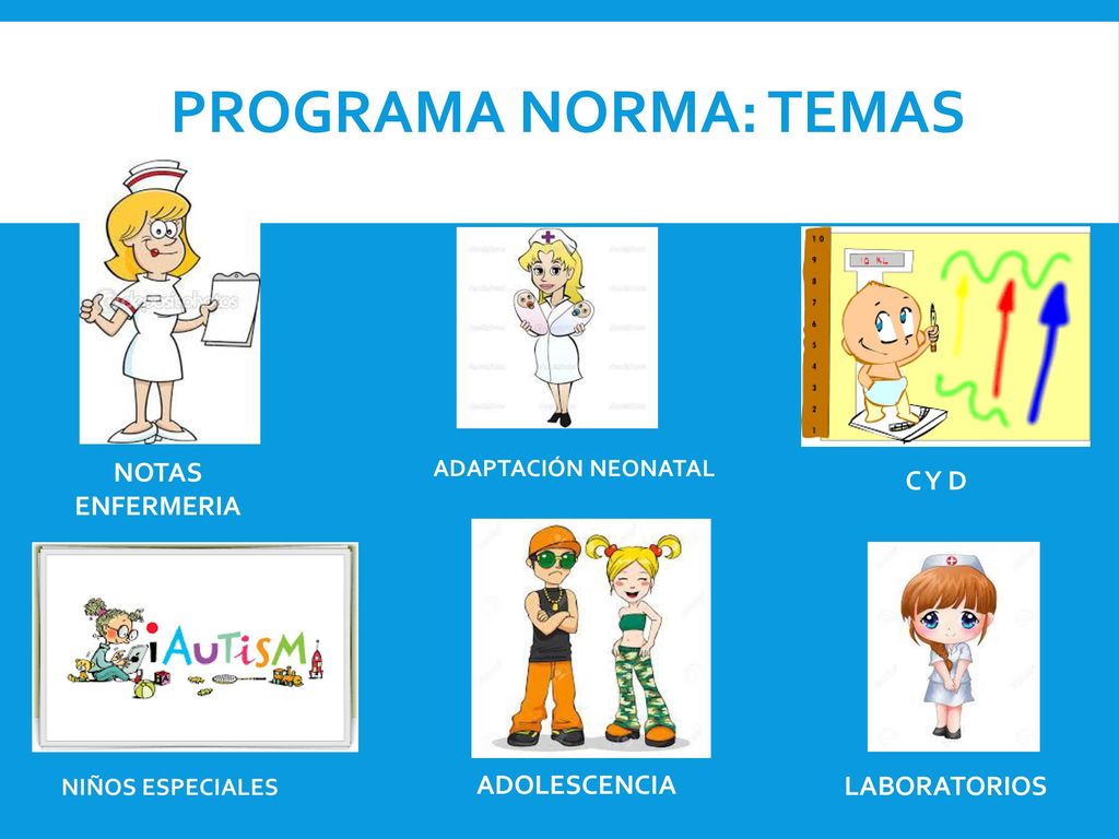 PROGRAMA NORMA: TEMAS NOTAS ENFERMERIA C Y D ADOLESCENCIA LABORATORIOS
