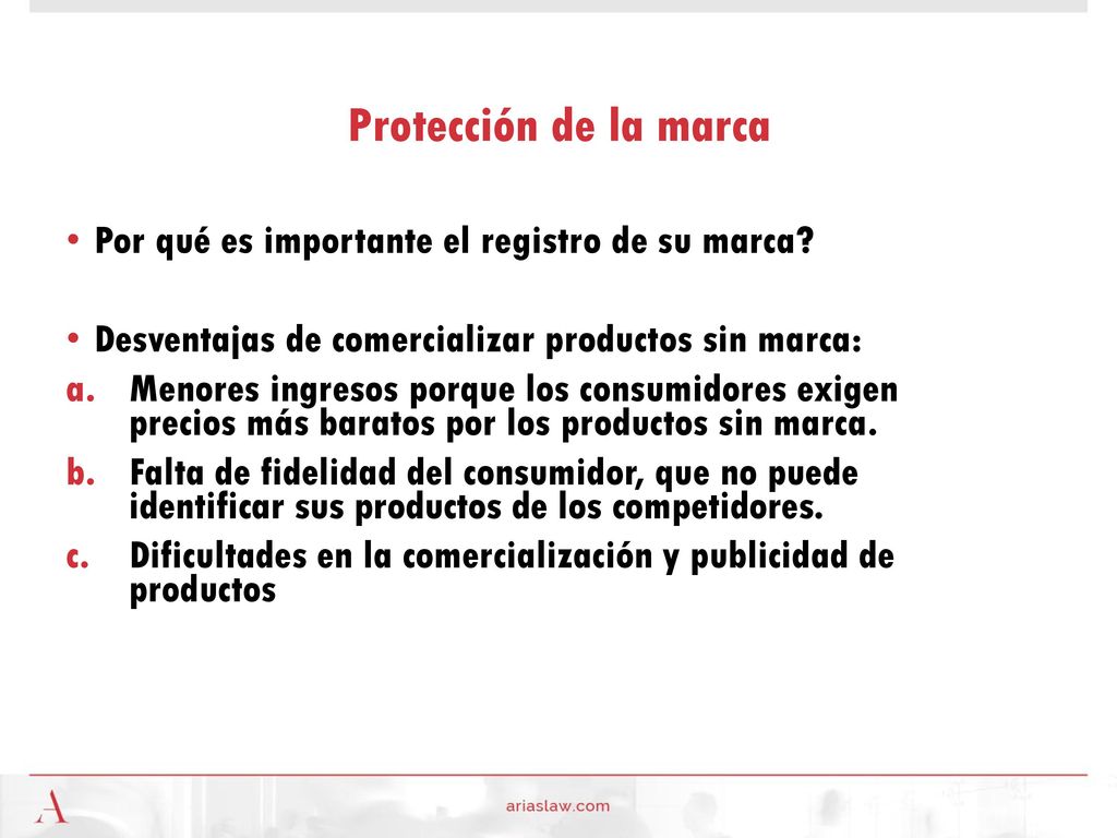 Protección de la marca Por qué es importante el registro de su marca