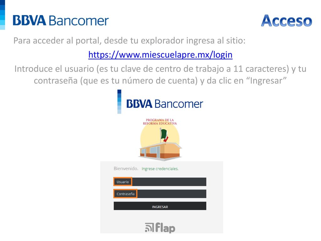 Acceso Para acceder al portal, desde tu explorador ingresa al sitio: