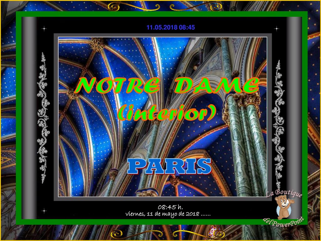 NOTRE DAME (interior) PARIS viernes, 11 de mayo de 2018 …… 08:45 h.
