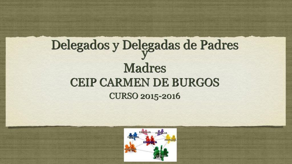 Delegados y Delegadas de Padres y Madres CEIP CARMEN DE BURGOS CURSO