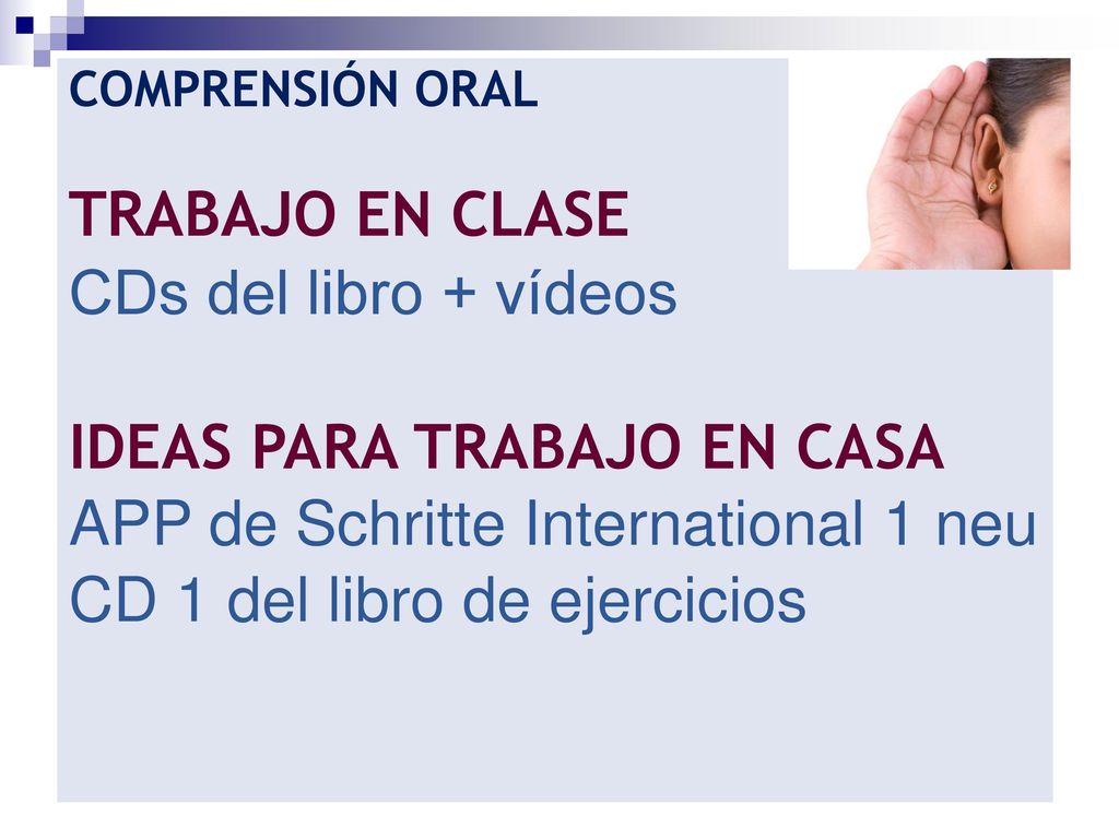 IDEAS PARA TRABAJO EN CASA APP de Schritte International 1 neu