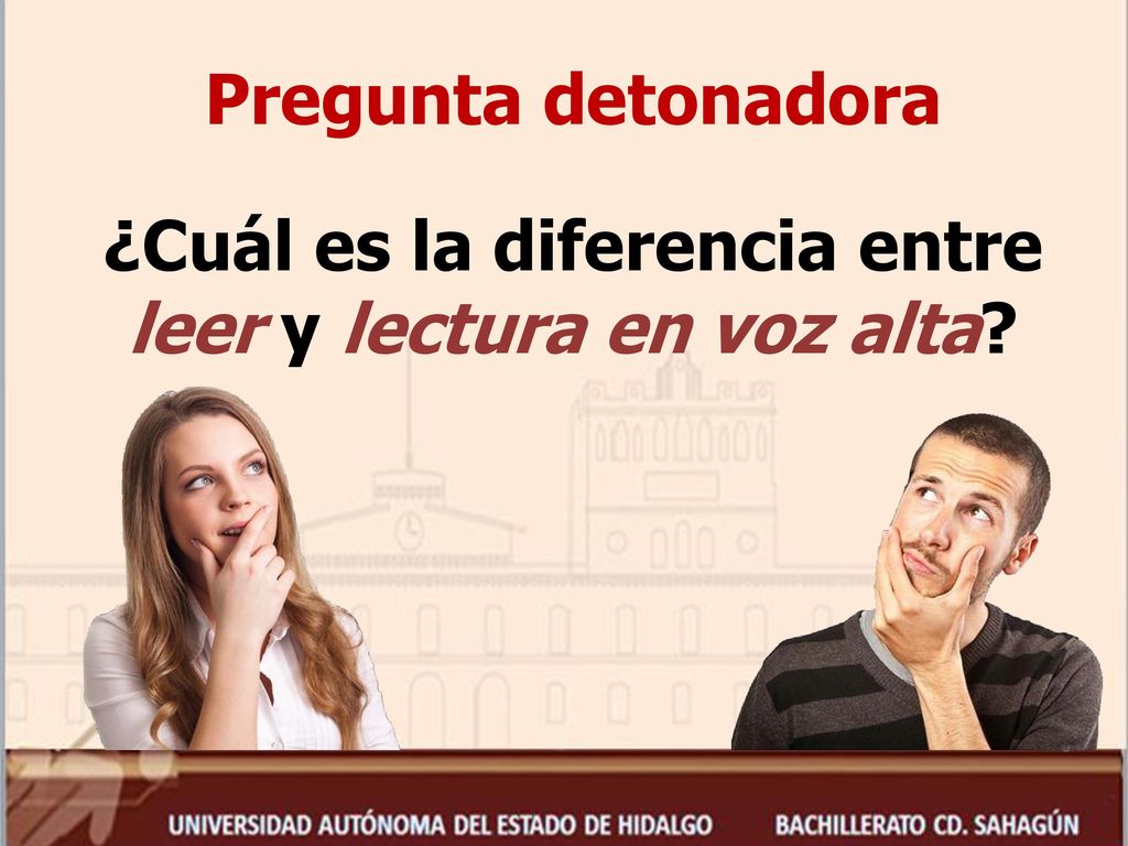 ¿Cuál es la diferencia entre leer y lectura en voz alta