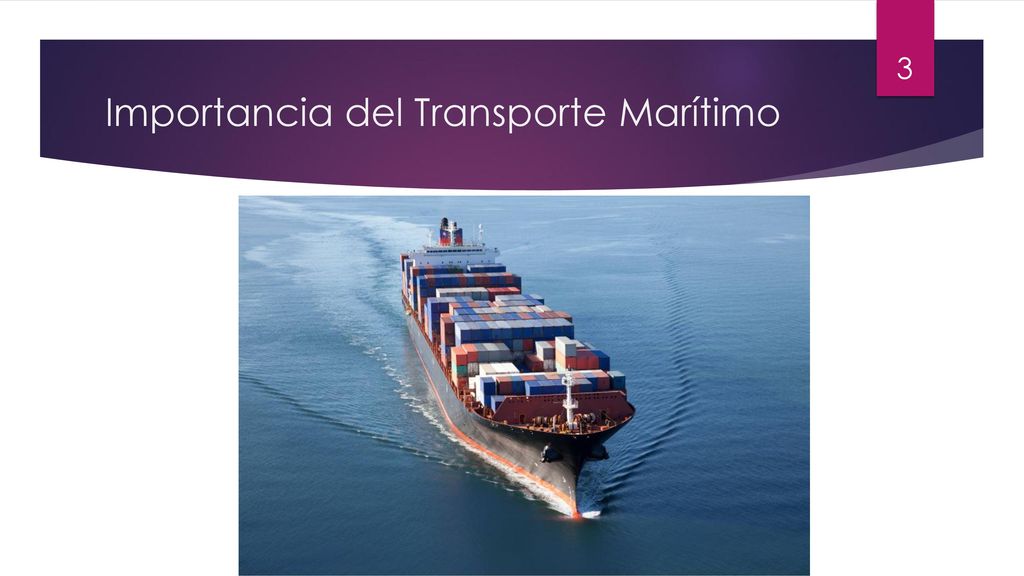Importancia del Transporte Marítimo