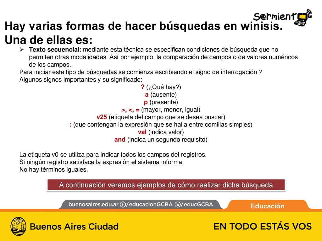 Hay varias formas de hacer búsquedas en winisis. Una de ellas es: