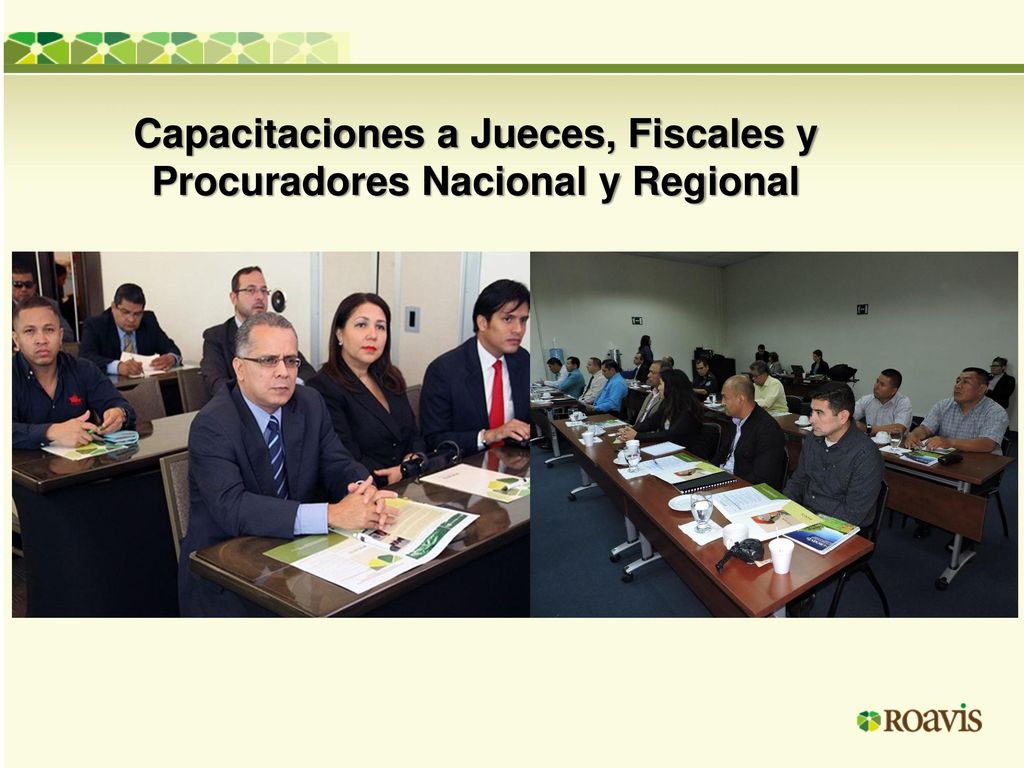Capacitaciones a Jueces, Fiscales y Procuradores Nacional y Regional