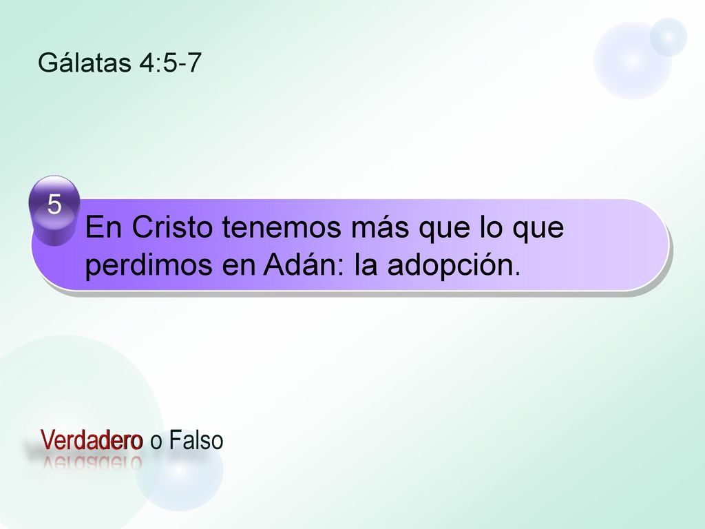 En Cristo tenemos más que lo que perdimos en Adán: la adopción.