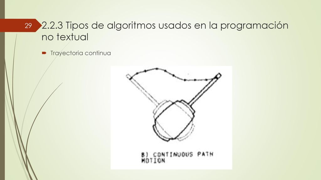 2.2.3 Tipos de algoritmos usados en la programación no textual