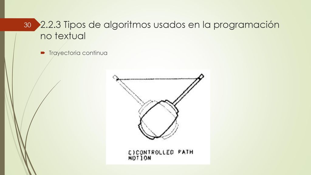2.2.3 Tipos de algoritmos usados en la programación no textual