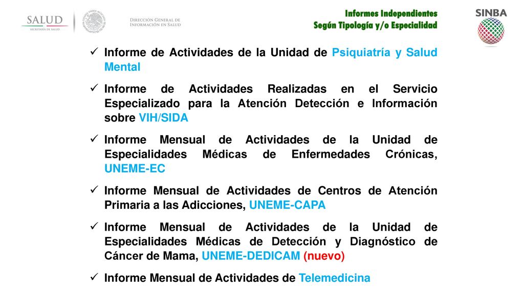 Informe de Actividades de la Unidad de Psiquiatría y Salud Mental