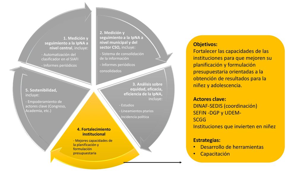 4. Fortalecimiento institucional