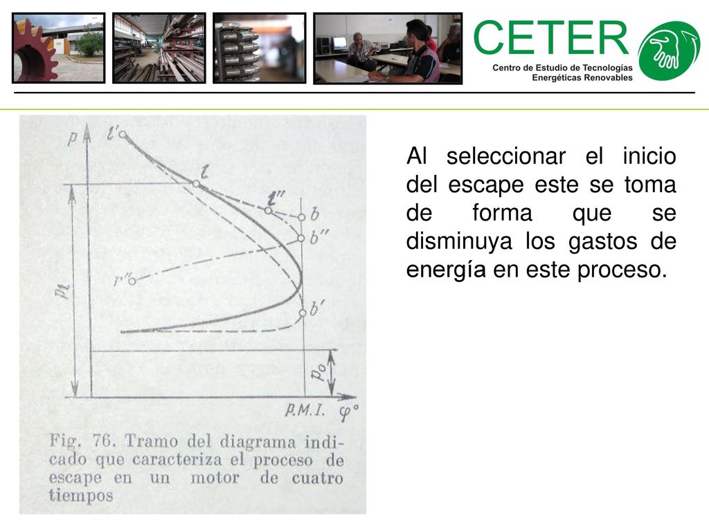 Al seleccionar el inicio del escape este se toma de forma que se disminuya los gastos de energía en este proceso.
