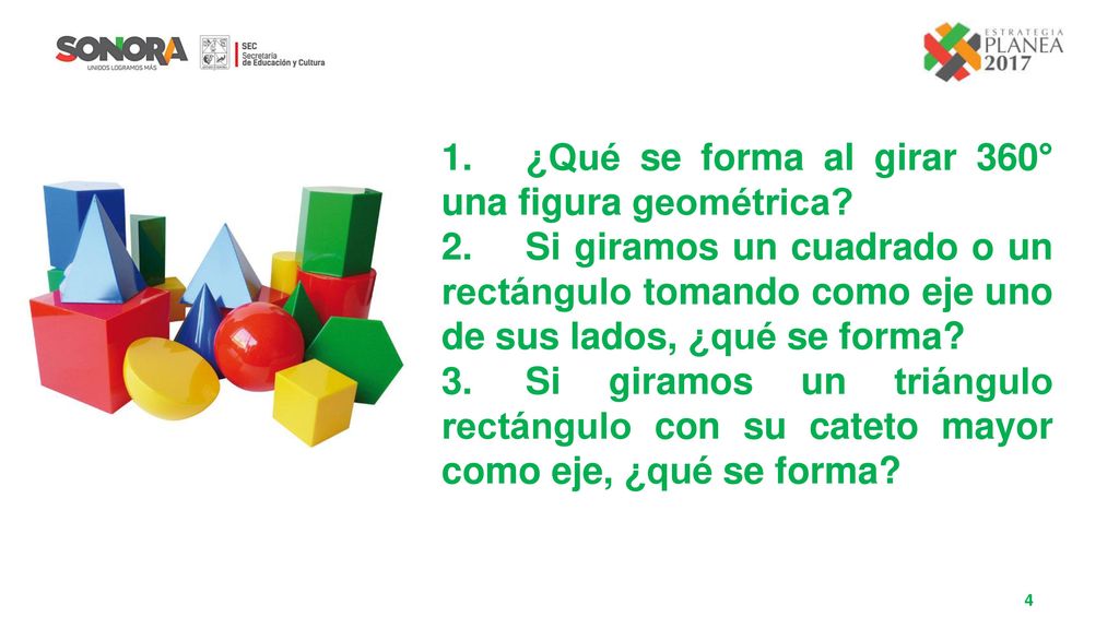 1. ¿Qué se forma al girar 360° una figura geométrica