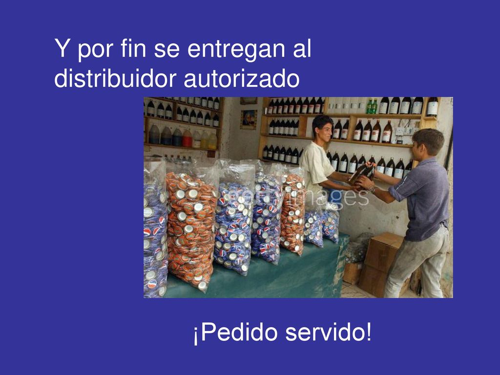 Y por fin se entregan al distribuidor autorizado