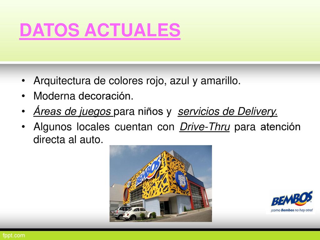 DATOS ACTUALES Arquitectura de colores rojo, azul y amarillo.