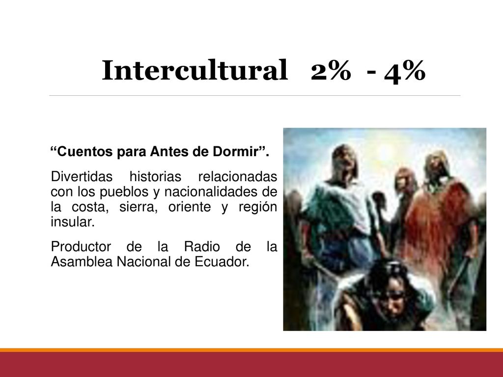 Intercultural 2% - 4% Cuentos para Antes de Dormir .